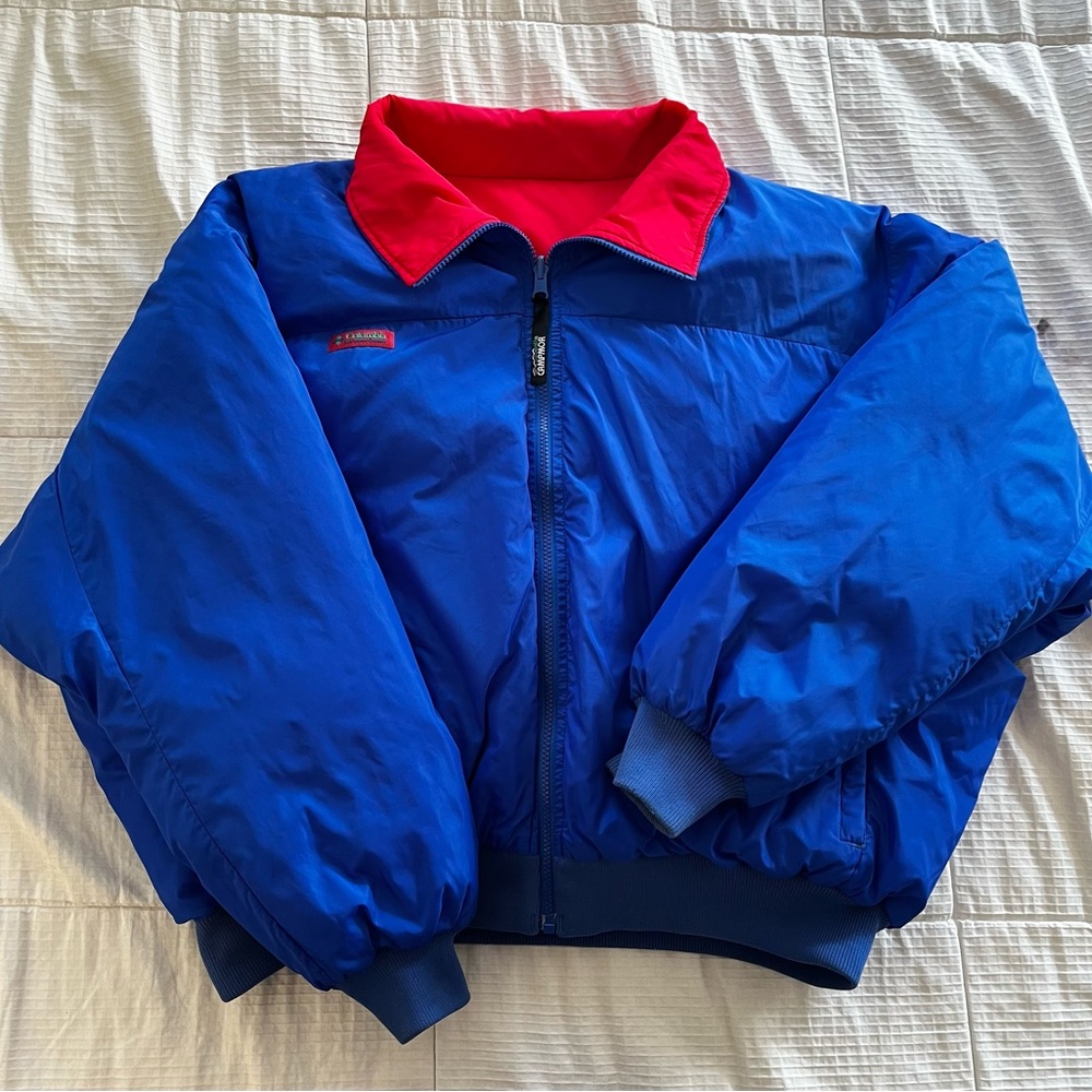 Vintage Columbia Reversible Down Puffer Jacket